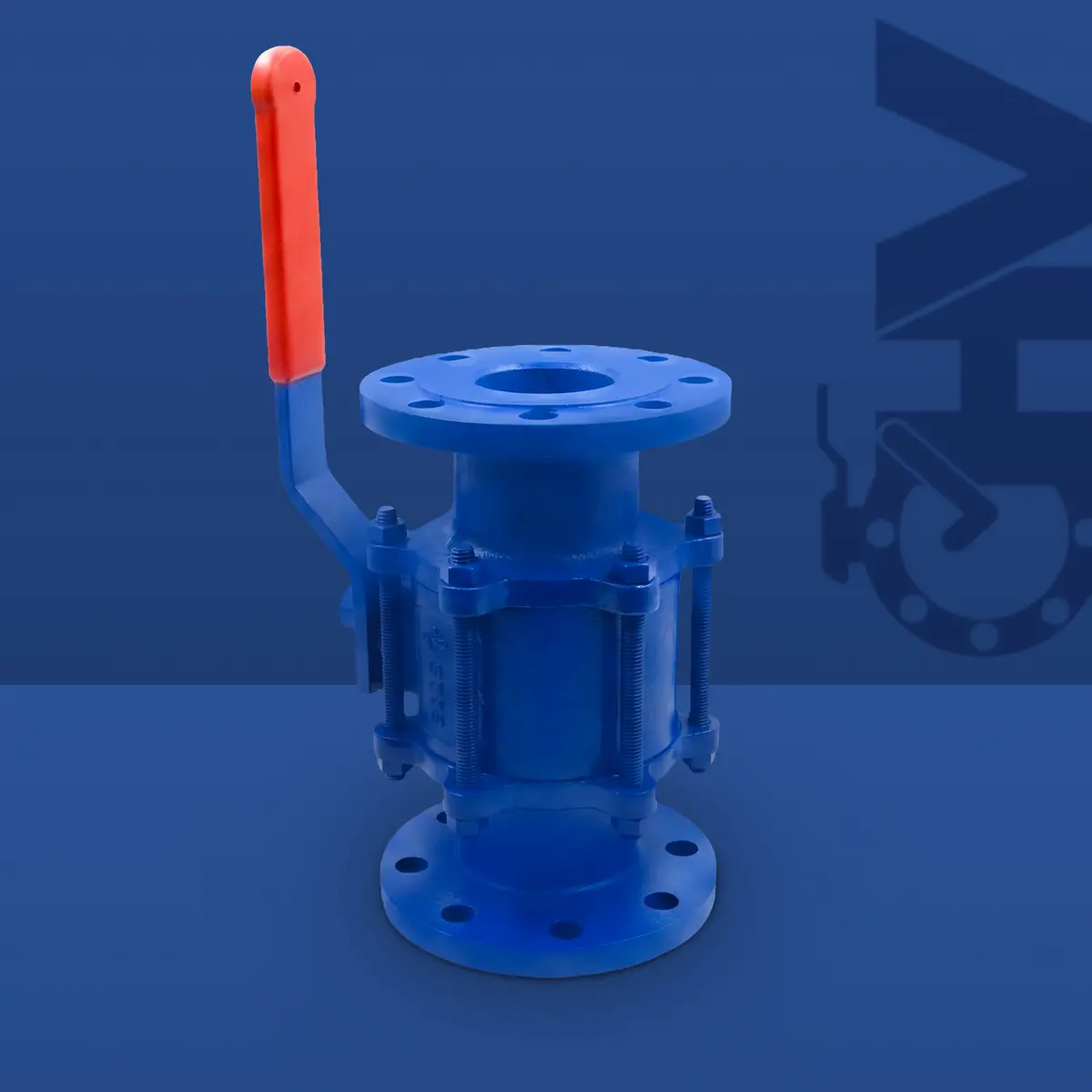 Pn 16 3 Parçalı Kürsel Vanalar